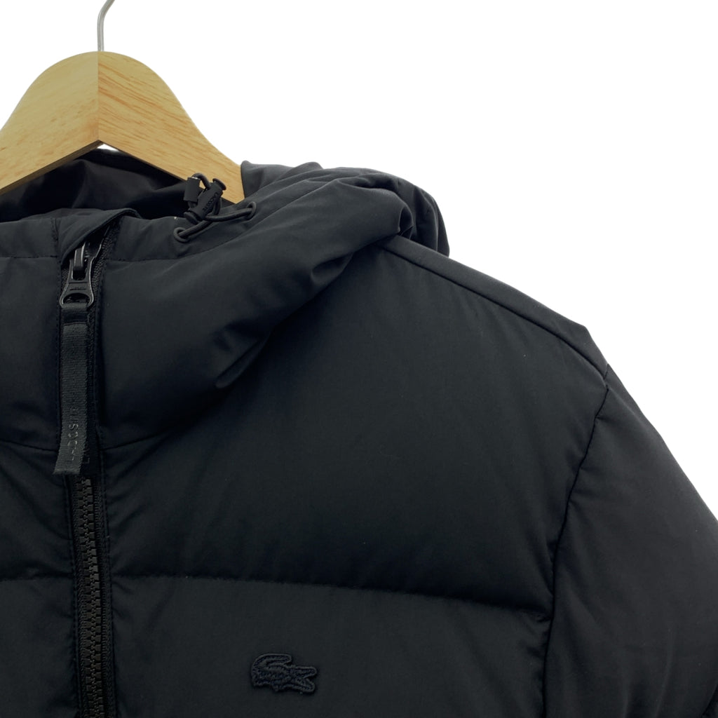 LACOSTE / ラコステ | ワンポイントワッペン ロゴジップ ダウンジャケット フーディ | 48 |
