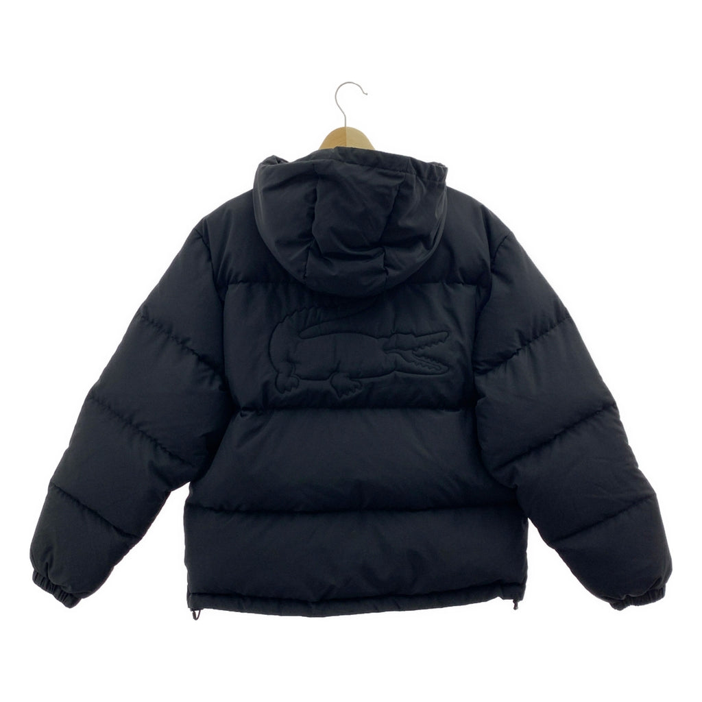 LACOSTE / ラコステ | ワンポイントワッペン ロゴジップ ダウンジャケット フーディ | 48 |