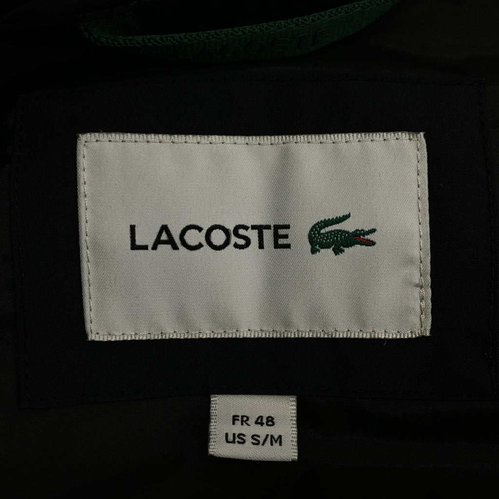 LACOSTE / ラコステ | ワンポイントワッペン ロゴジップ ダウンジャケット フーディ | 48 |