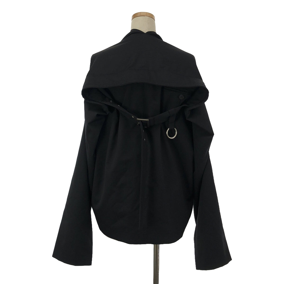 AMBUSH | 2way deformed wool wide jacket | O/S | Black | Women's