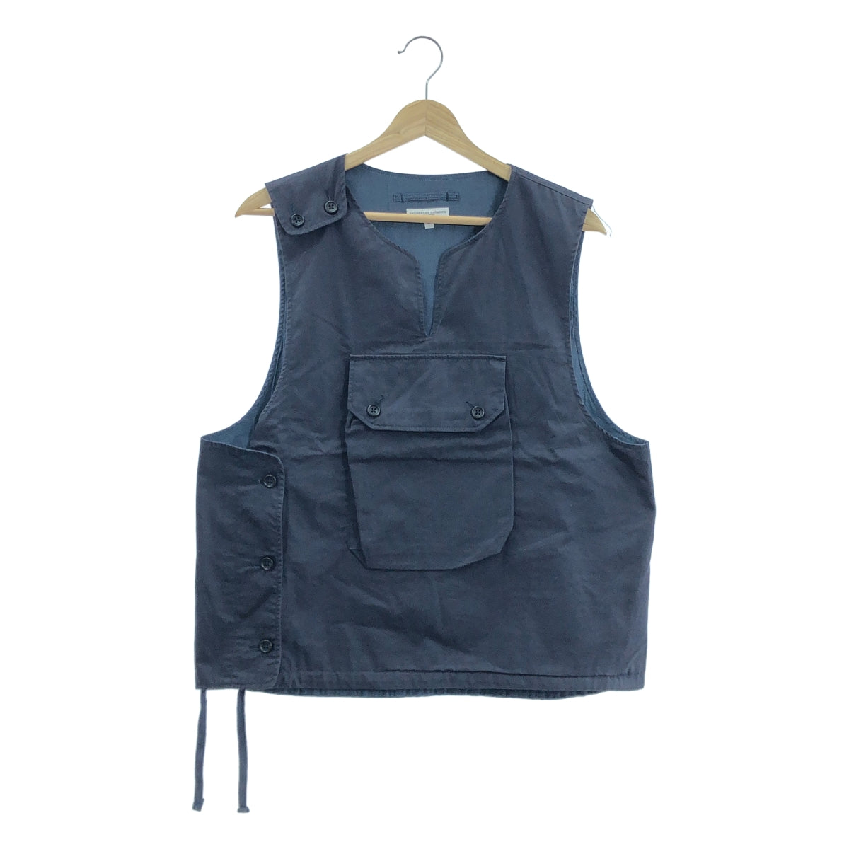 Engineered Garments / エンジニアドガーメンツ | COVER VEST HIGHCOUNT TWILL カバーベスト ハイカウントツイル コットン | S |