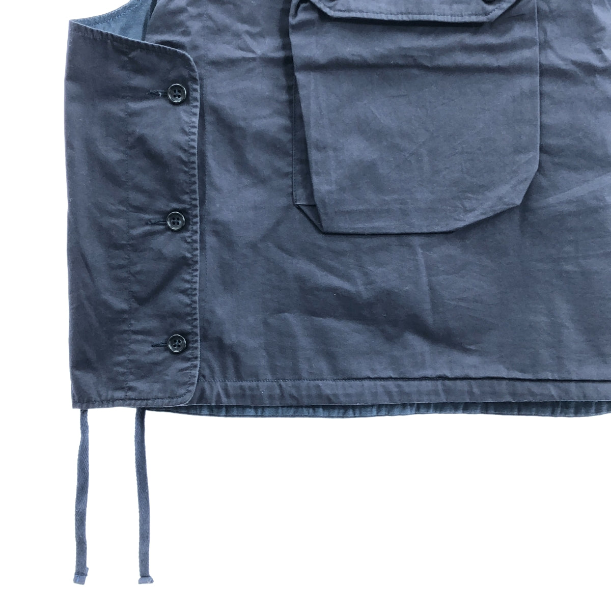 Engineered Garments / エンジニアドガーメンツ | COVER VEST HIGHCOUNT TWILL カバーベスト ハイカウントツイル コットン | S |