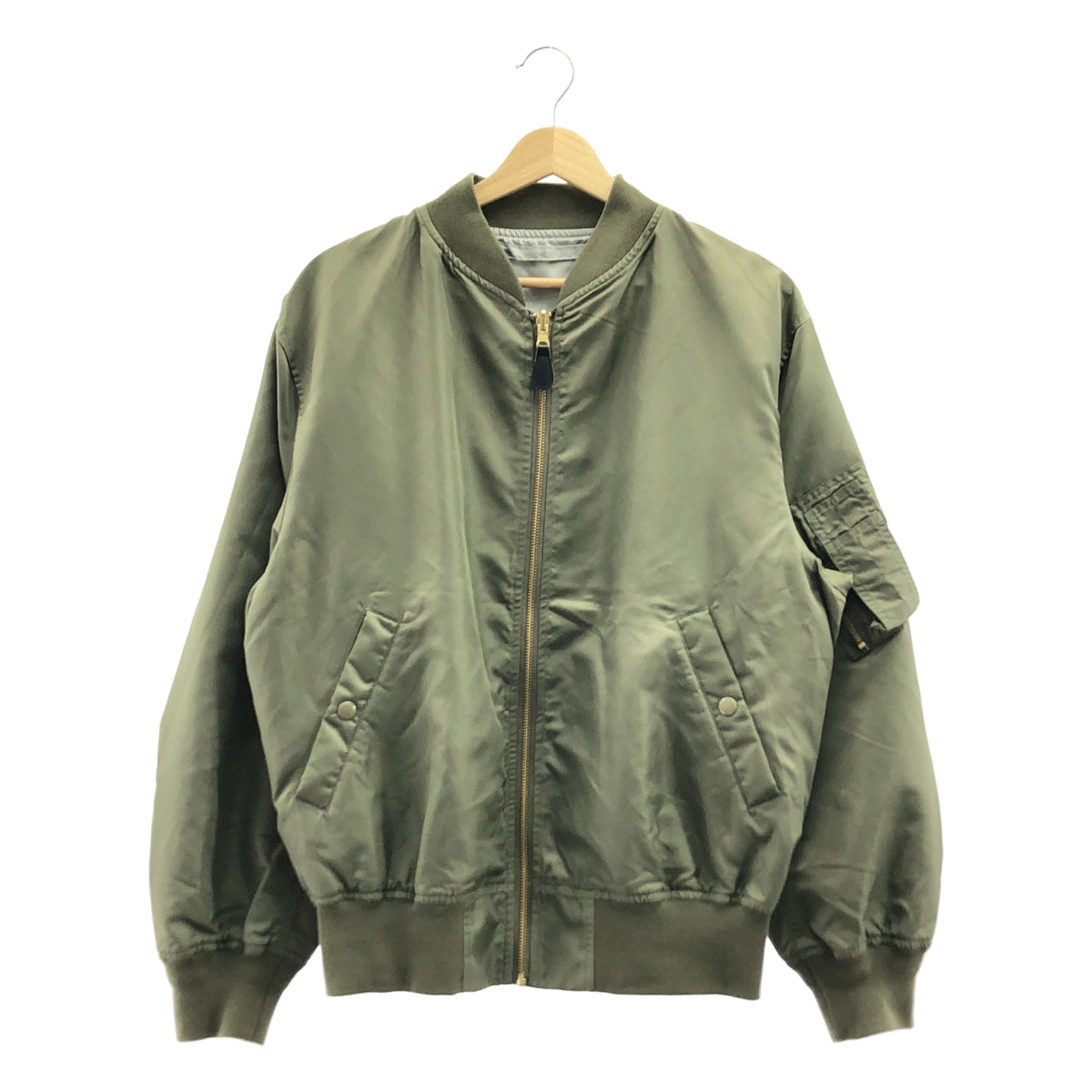 JOURNAL STANDARD | 2022 春夏 | 雙面 MA-1 飛行員夾克 | F 碼 | 橄欖綠/鼠尾草綠 | 女款