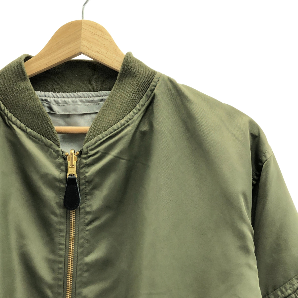 JOURNAL STANDARD | 2022 春夏 | 雙面 MA-1 飛行員夾克 | F 碼 | 橄欖綠/鼠尾草綠 | 女款