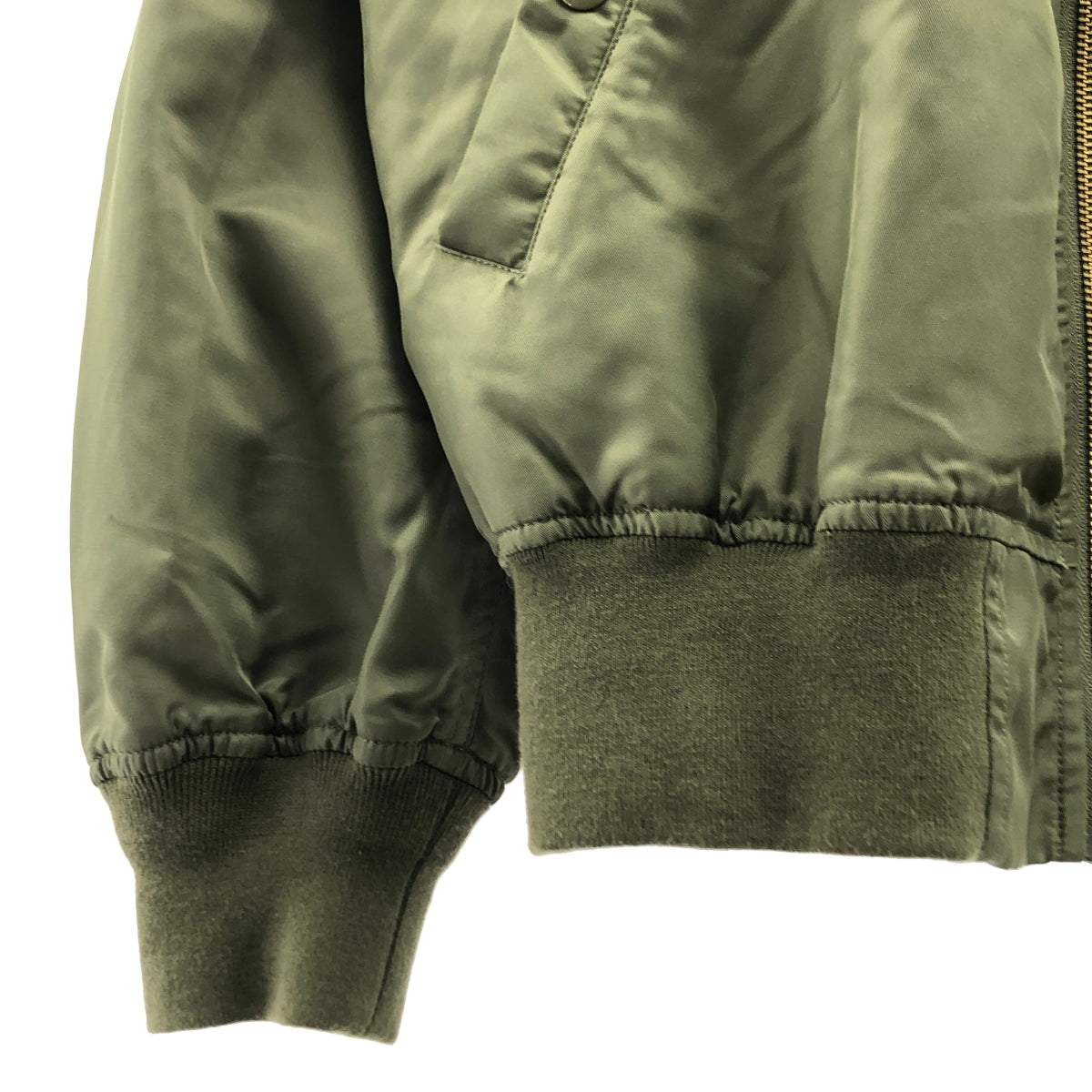 JOURNAL STANDARD | 2022 春夏 | 雙面 MA-1 飛行員夾克 | F 碼 | 橄欖綠/鼠尾草綠 | 女款