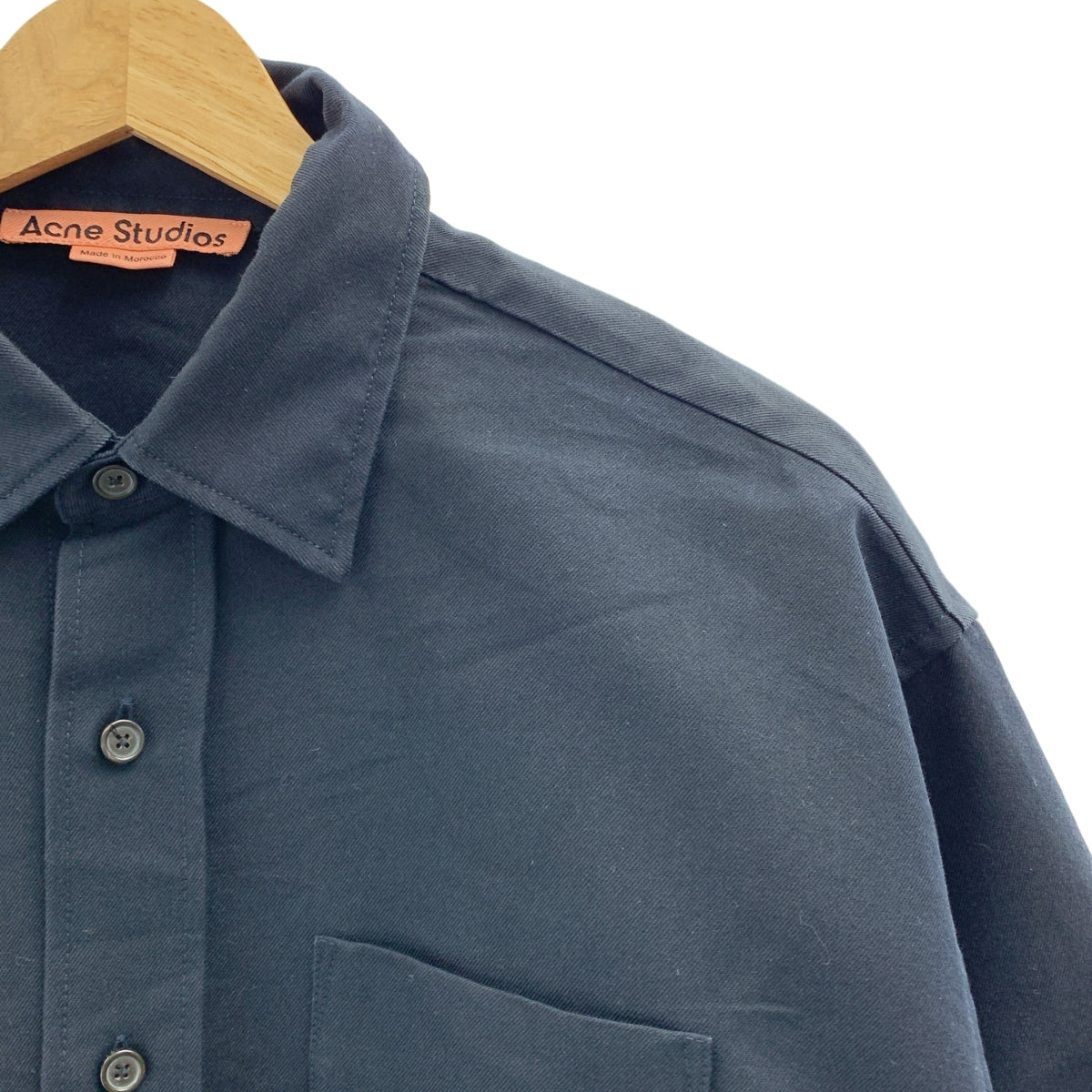 Acne Studios / アクネストゥディオズ | コットン ポリエステル オーバーサイズ シャツ | 46 | メンズ