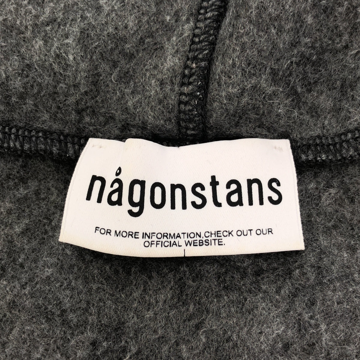 nagonstans / ナゴンスタンス | ハイネックフードパーツ | グレー | レディース