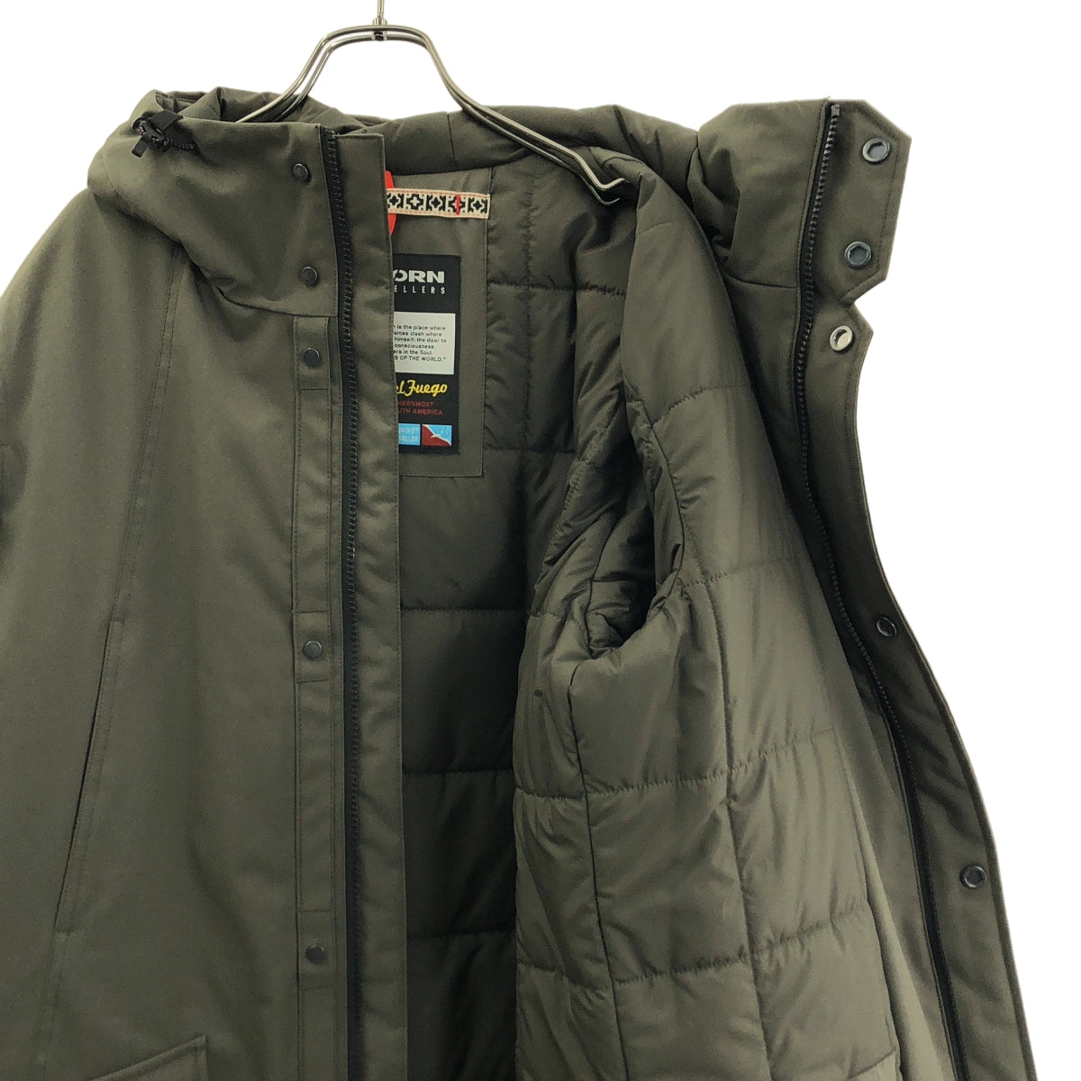 CAPE HORN / ケープホーン | TACUMAN 中綿入り シームレス フーデッド コート | 48 | メンズ