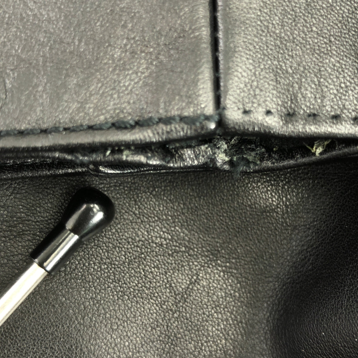 [狀況良好] 愛馬仕 | 2023 秋冬 | 小牛皮編織刺繡外套 | 50碼 | 黑色 | 男款