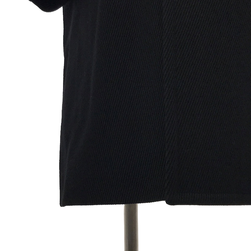 [新作] 約翰·勞倫斯·沙利文 / 約翰·勞倫斯·沙利文 | 2022 秋冬 | KERSEY WOOL OVERSIZED COAT 羊毛斜紋布大衣 | 44 |黑色 |男士