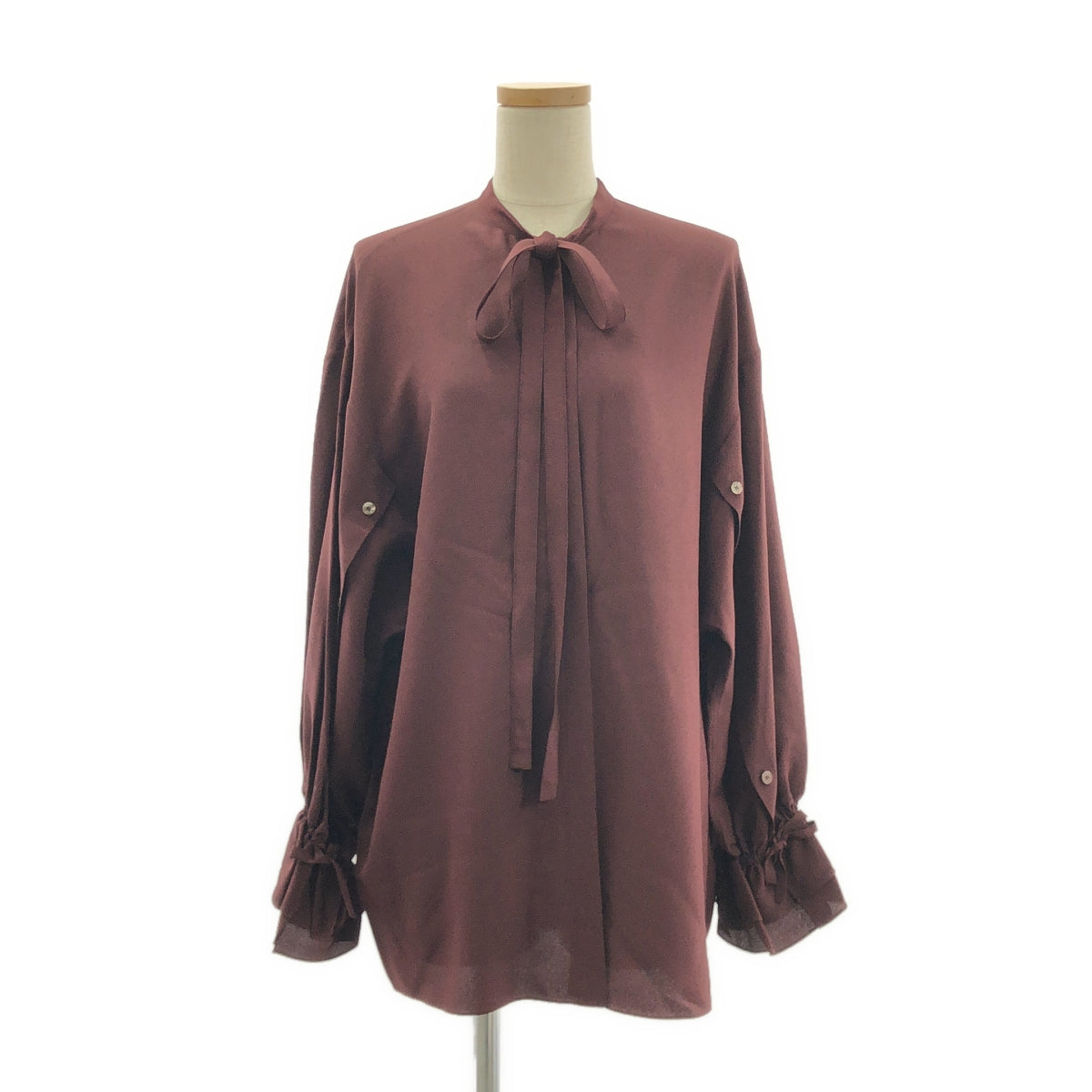 HERMES / 헤르메스 | 실크 보우타이 블라우스 | 34 | 여성