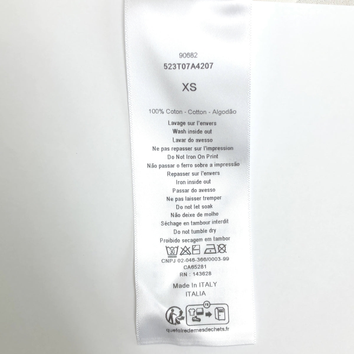 極美品　ディオール　Tシャツ　xs サイズ34 Christian Dior（クリスチャン・ディオール） ディオール DIOR 24SS T