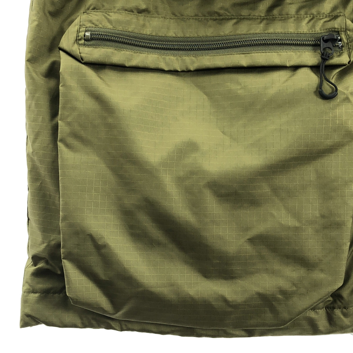 【新品】  FIRST DOWN / ファーストダウン | MULTI POCKET DOWN VEST DICROS MAURI RIP マルチポケット リップストップ ダウンベスト | M | オリーブ | メンズ