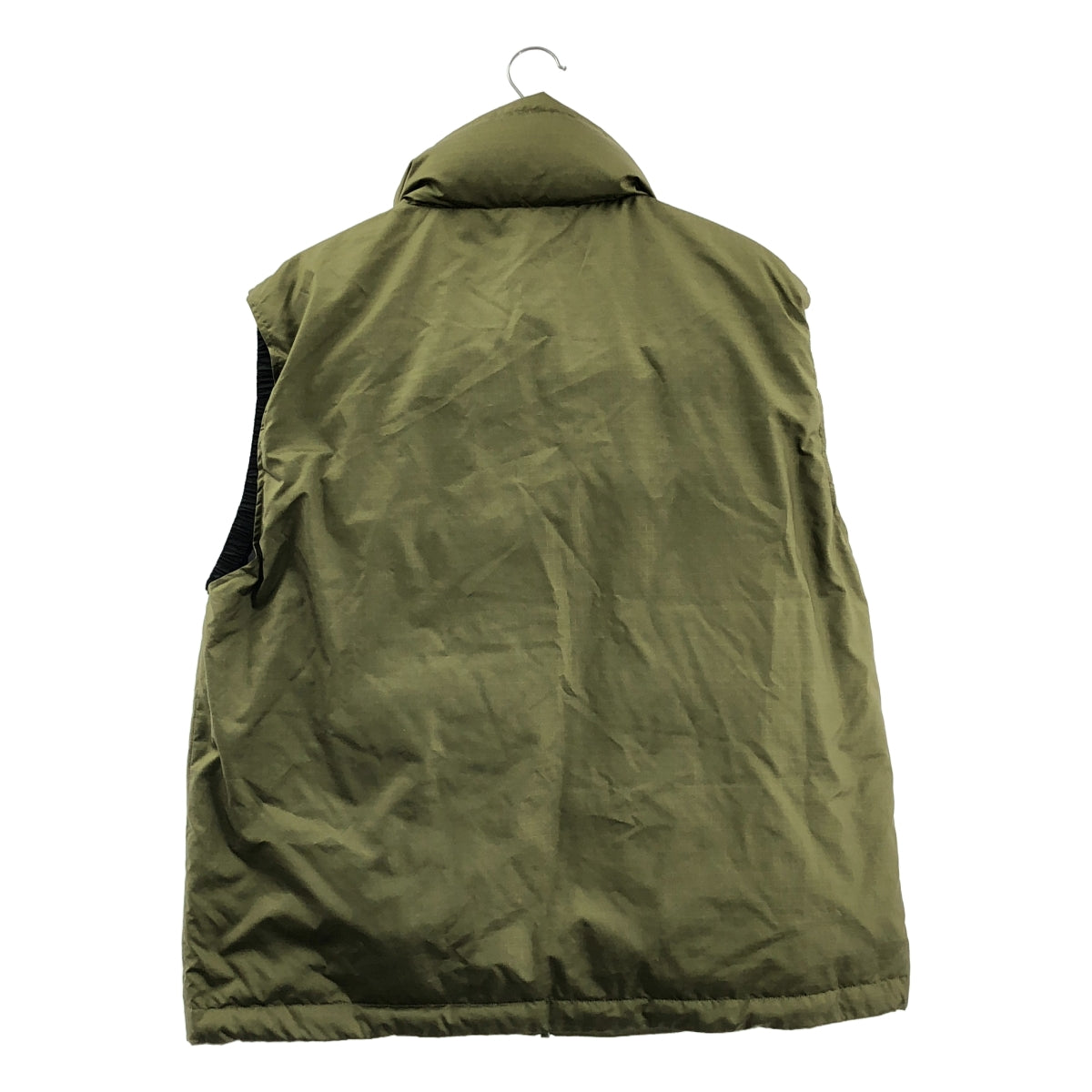 【新品】  FIRST DOWN / ファーストダウン | MULTI POCKET DOWN VEST DICROS MAURI RIP マルチポケット リップストップ ダウンベスト | M | オリーブ | メンズ