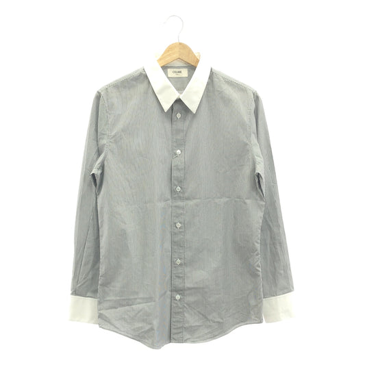 CELINE | 2022AW | Striped regular collar dress shirt |
