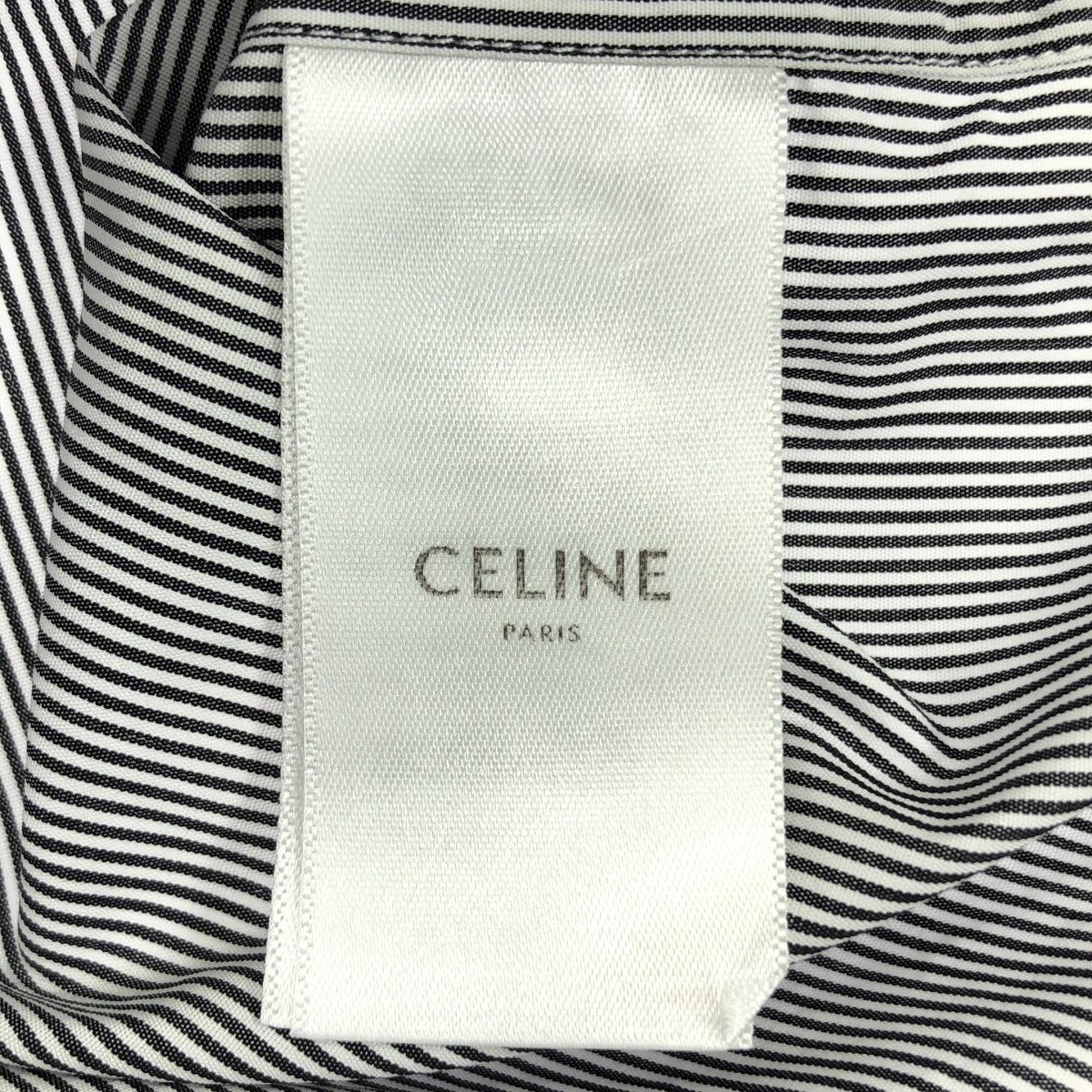 CELINE | 2022AW | Striped regular collar dress shirt |