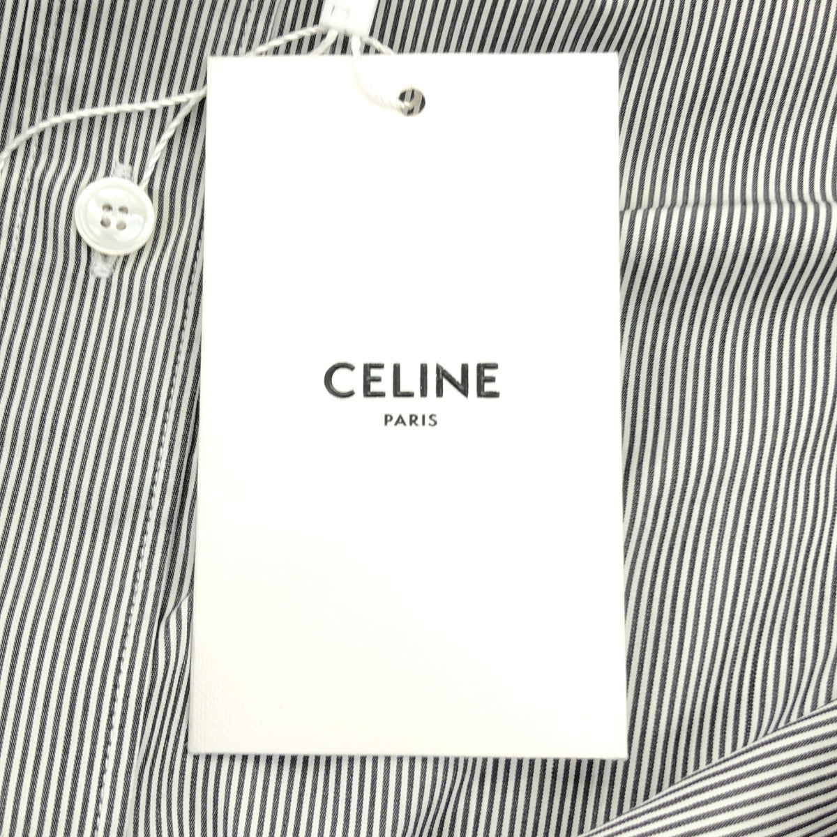 CELINE | 2022AW | Striped regular collar dress shirt |