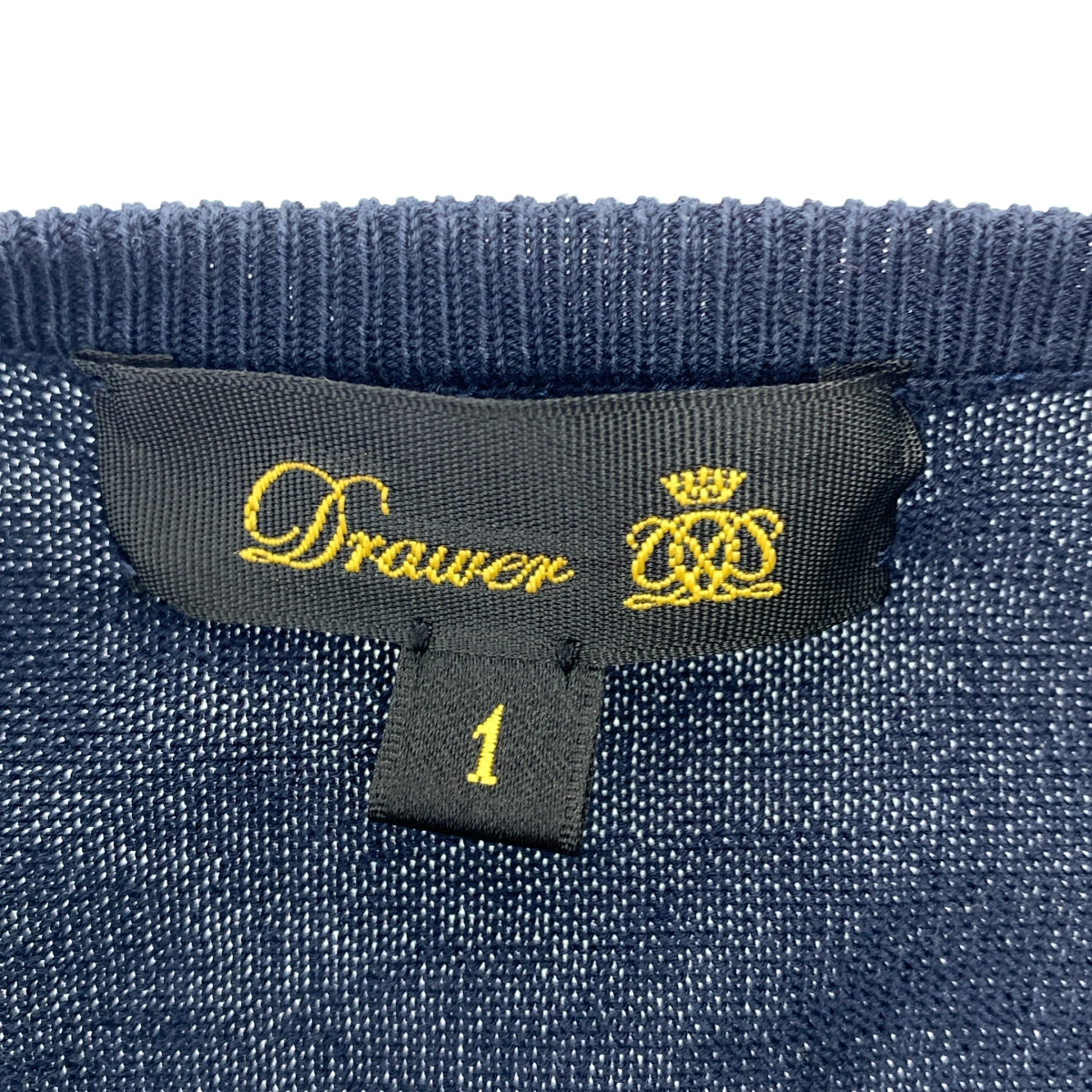 Drawer / ドゥロワー | 16Gコットンレースニット トップス | 1 | レディース