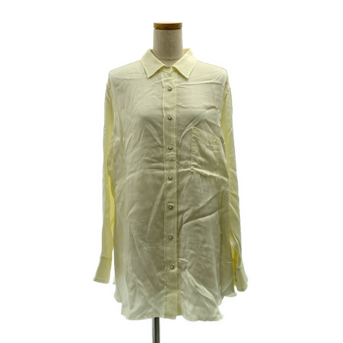 NOWOS / ノーウォス | レーヨン オーバーシルエット シャツ | F | レディース