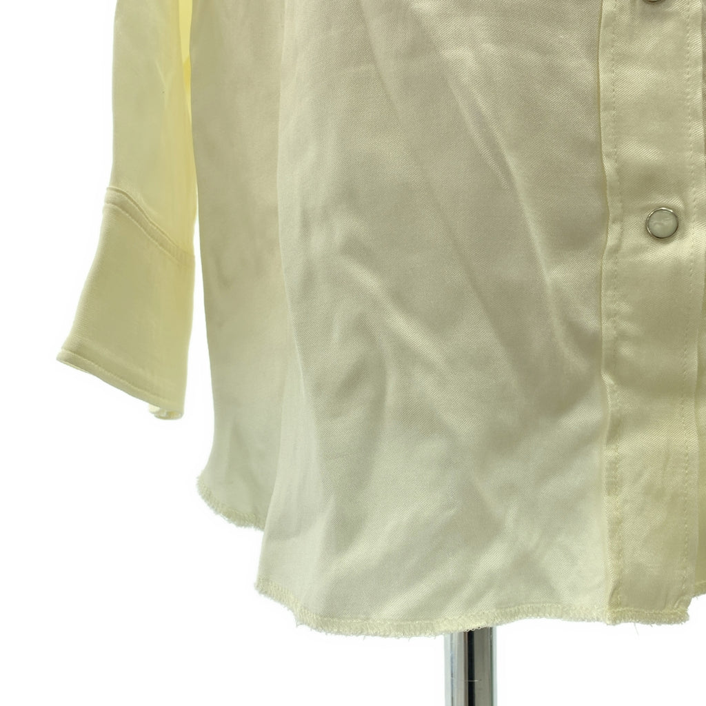 NOWOS / ノーウォス | レーヨン オーバーシルエット シャツ | F | レディース