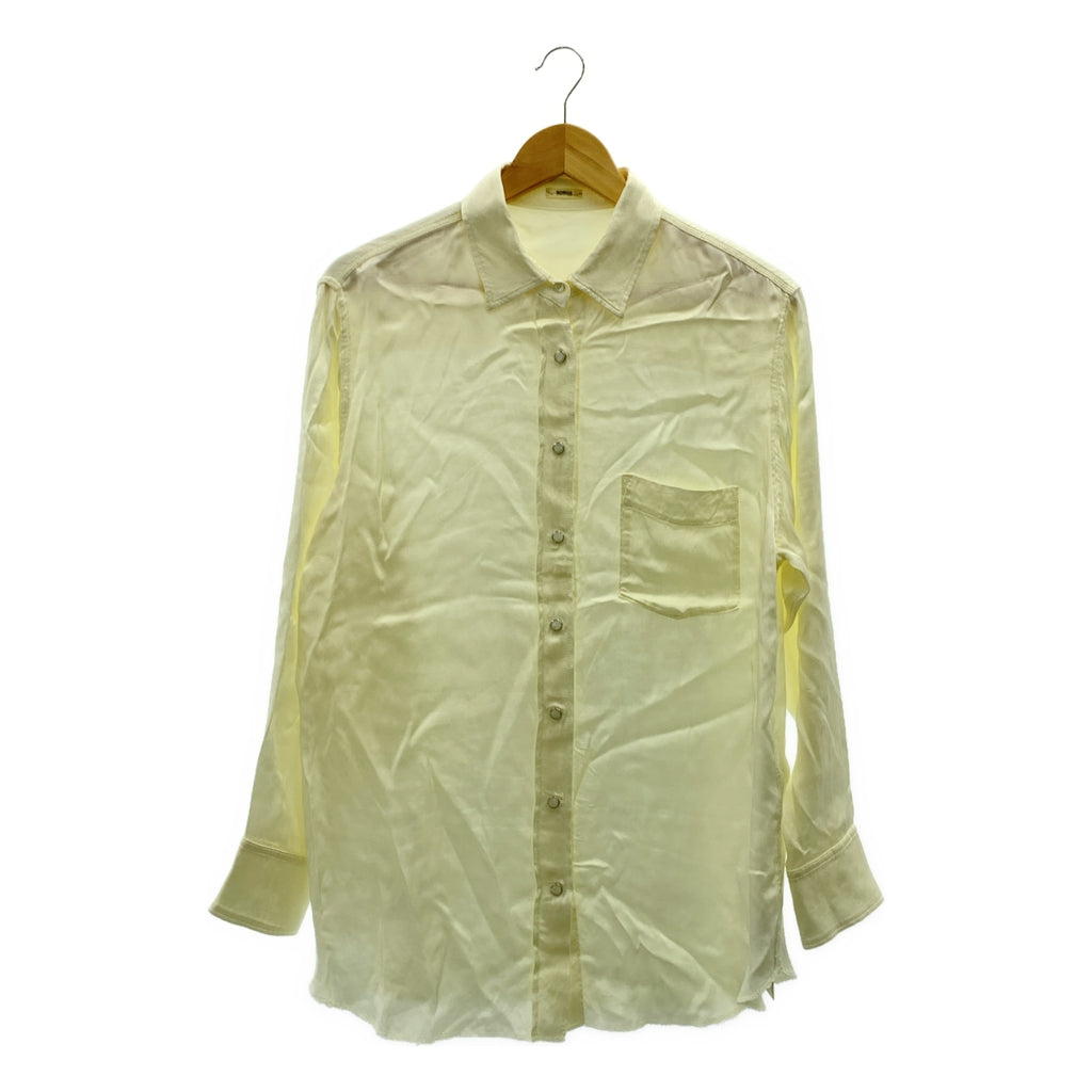 NOWOS / ノーウォス | レーヨン オーバーシルエット シャツ | F | レディース