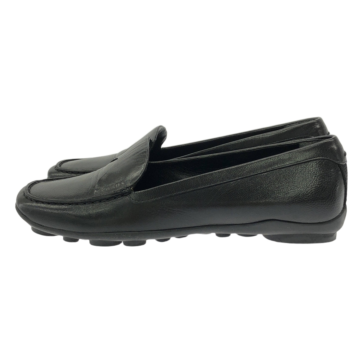 PRADA / 프라다 | 가죽 로퍼 가죽 신발 | 34 1/2 | 블랙 | 여성