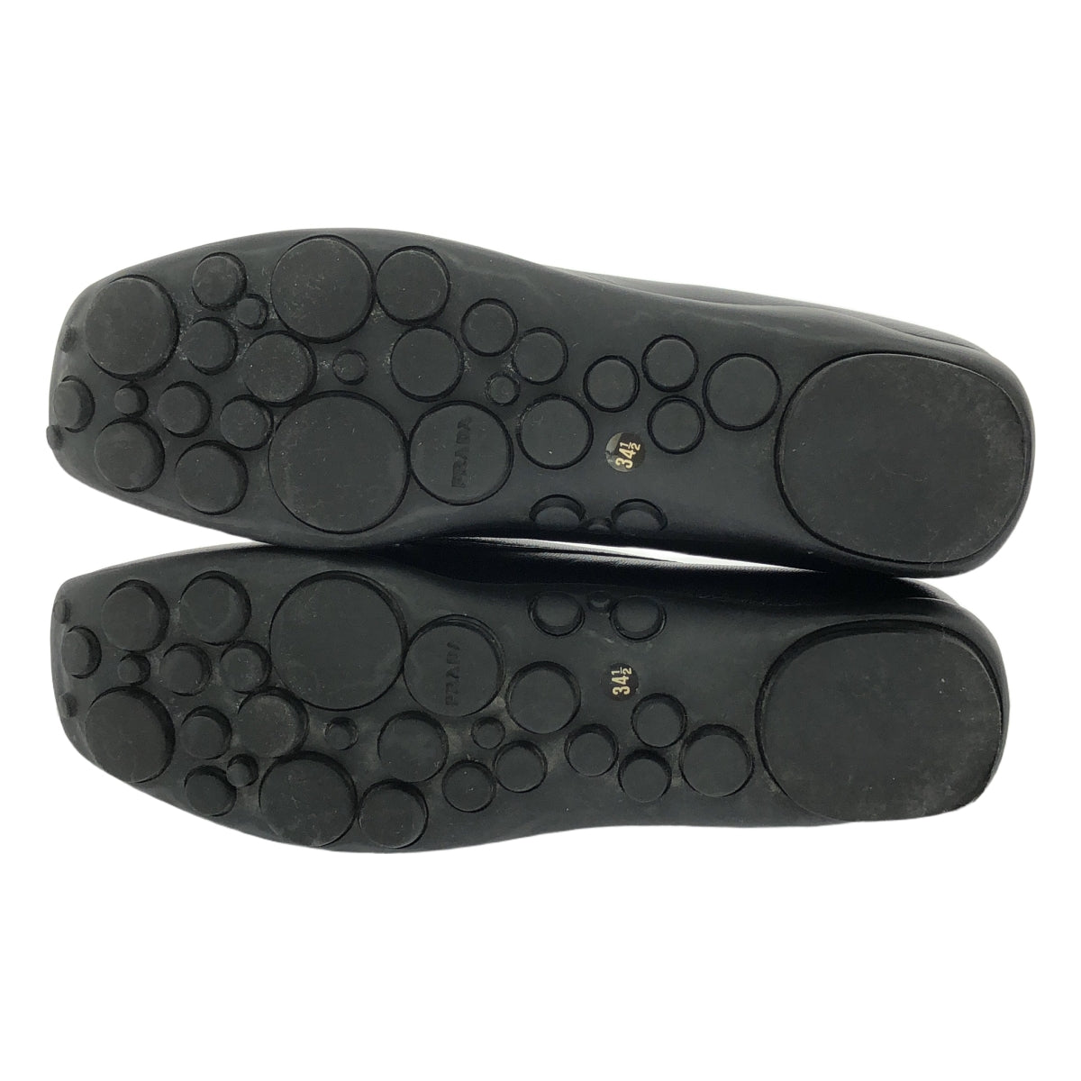 PRADA / 프라다 | 가죽 로퍼 가죽 신발 | 34 1/2 | 블랙 | 여성