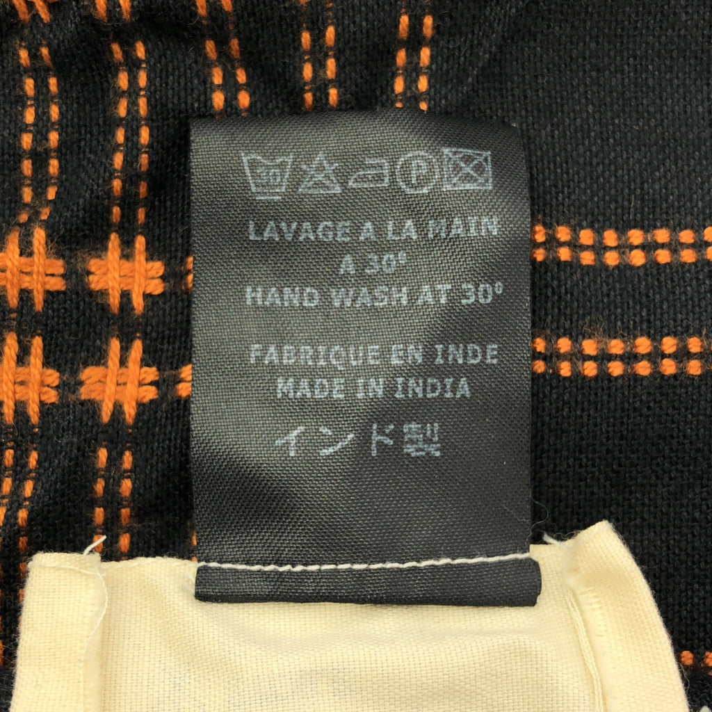 ISABEL MARANT ETOILE / イザベルマランエトワール | レーヨン コットン チェック フリンジ 大判ストール |