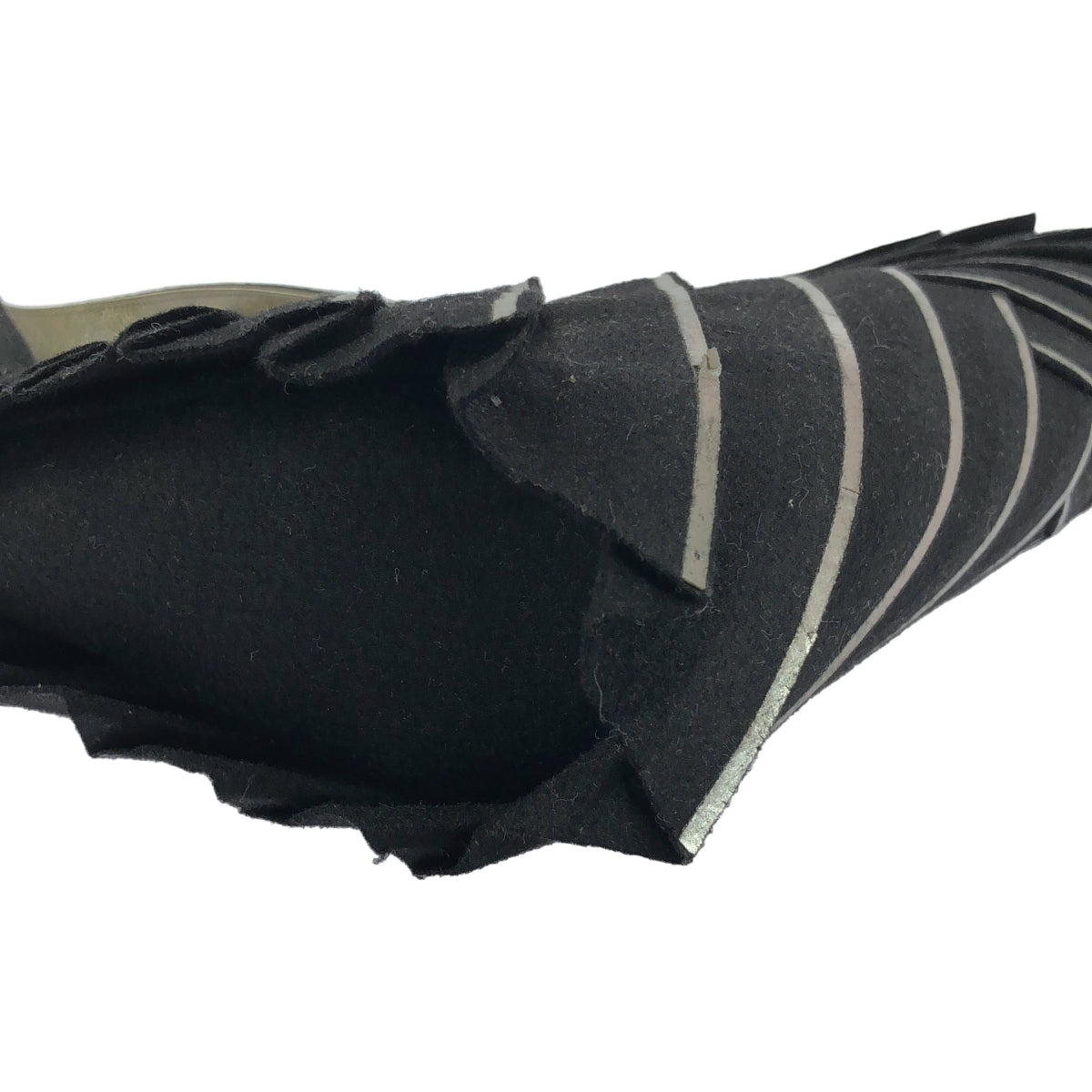 ISSEY MIYAKE FETE | 毛氈手提包 | 黑色/銀色 | 女款