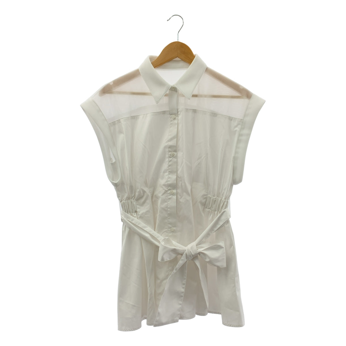 St. Cecilia | 2024 春夏 | 超大腰帶襯衫 | F 碼 | 女款