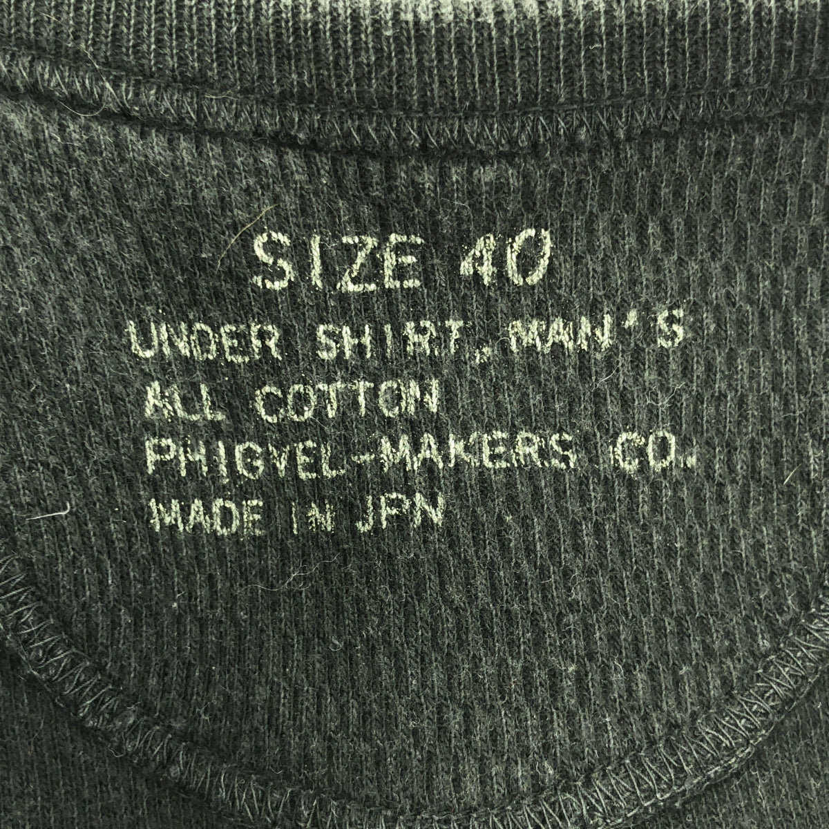 PHIGVEL / 피그벨 | 코튼 열 컷소우 | 3 | 남성