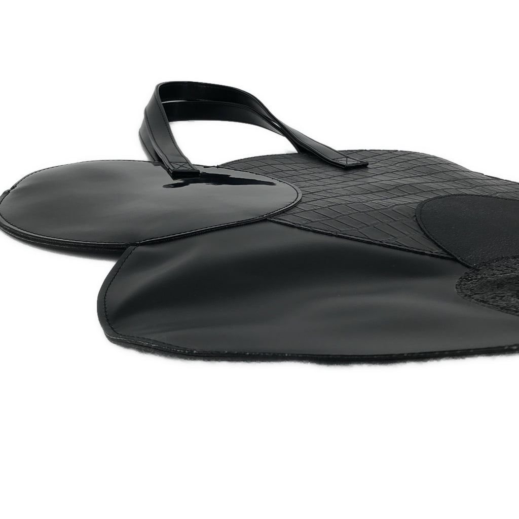 JUNYA WATANABE COMME des GARCONS / ジュンヤワタナベ | PVC レザー サークル パッチワーク トートバッグ |