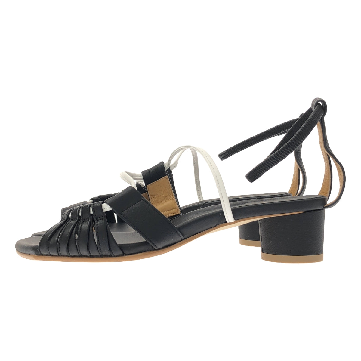 [Beautiful Condition] KATIM / Kachim | CHILTERN Shirring Sandals | Size 36 | Black | Women's