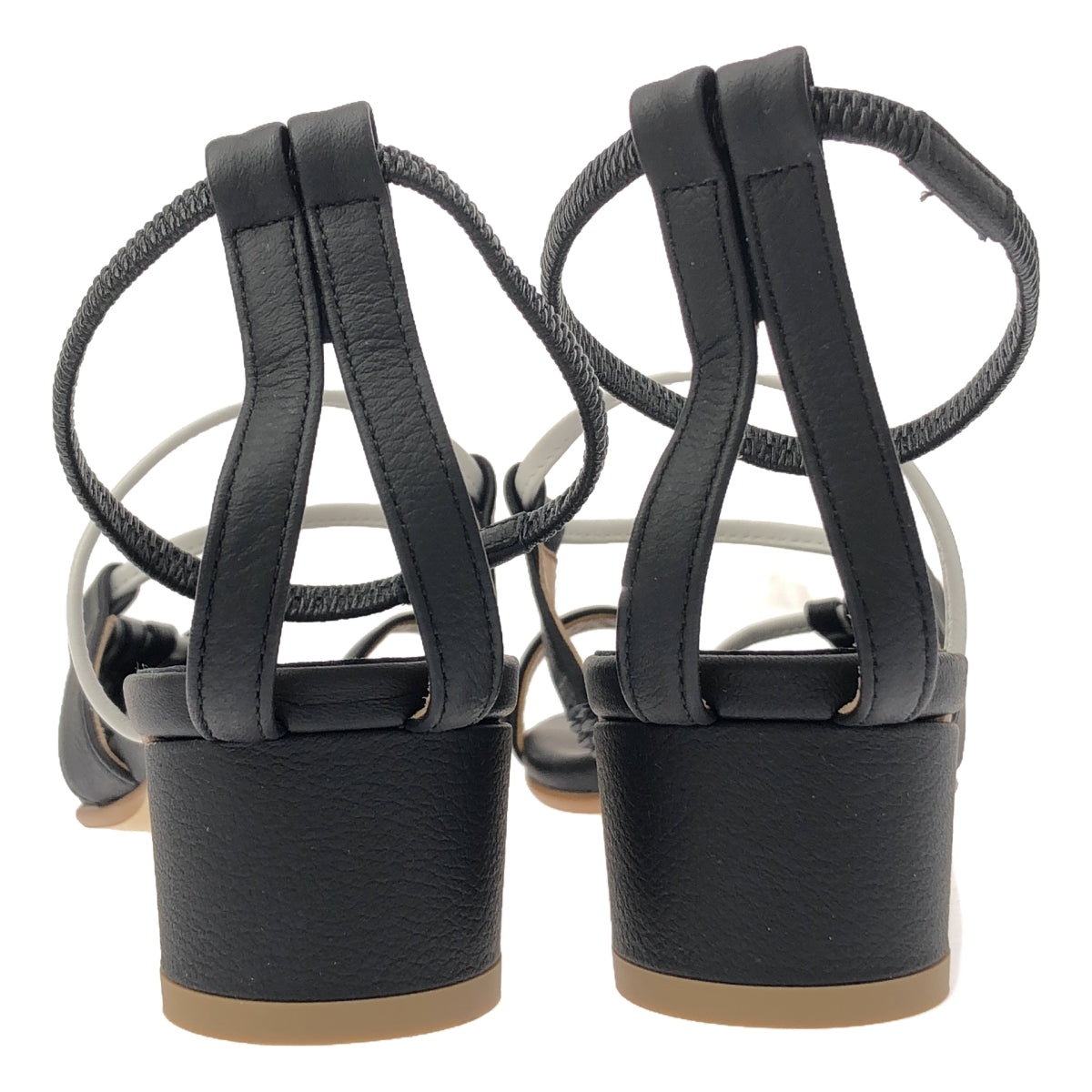 [Beautiful Condition] KATIM / Kachim | CHILTERN Shirring Sandals | Size 36 | Black | Women's