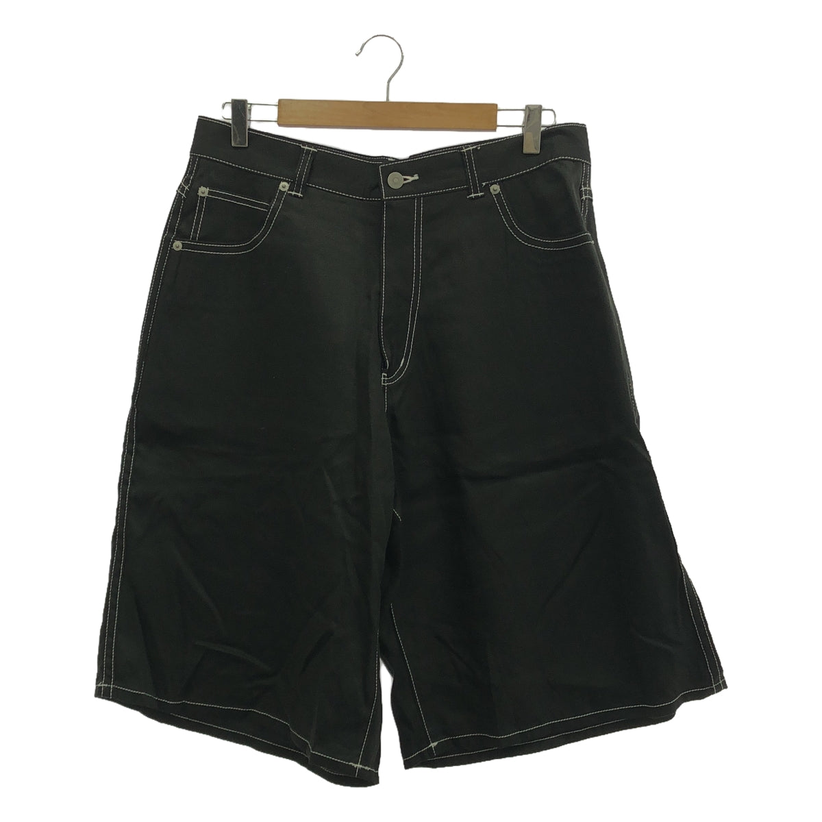 NEAT / 니트 | 2023SS | LYOCELL CHINO BEACH LOOSE SHORTS | XL | 블랙 | 남성