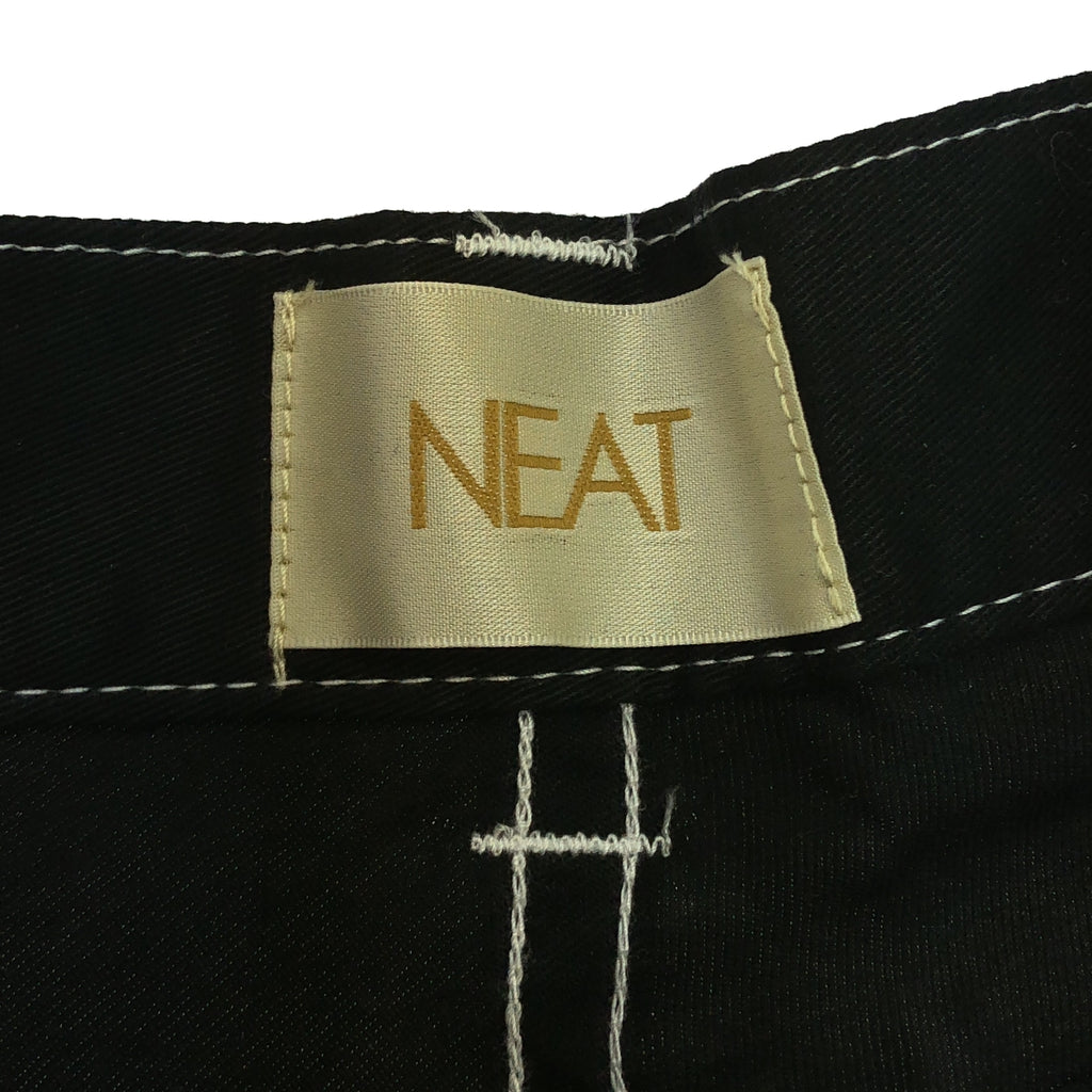 NEAT / 니트 | 2023SS | LYOCELL CHINO BEACH LOOSE SHORTS | XL | 블랙 | 남성