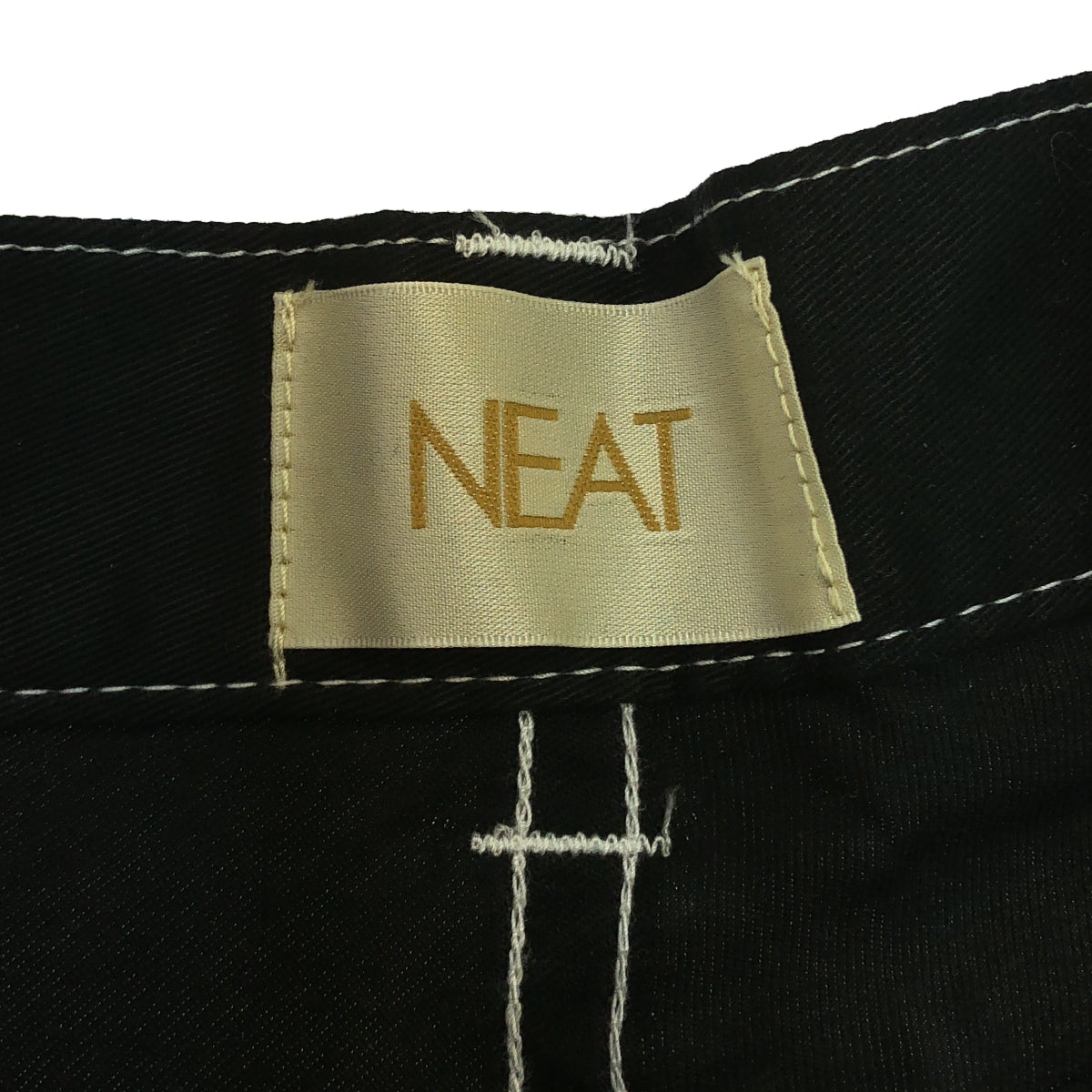 NEAT / 니트 | 2023SS | LYOCELL CHINO BEACH LOOSE SHORTS | XL | 블랙 | 남성