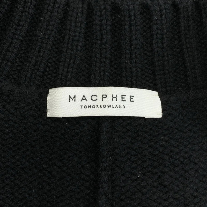 Tomorrowland MACPHEE / Tomorrowland MACPHEE | 羊毛寬鬆剪裁長版針織開襟衫 | S | 女款