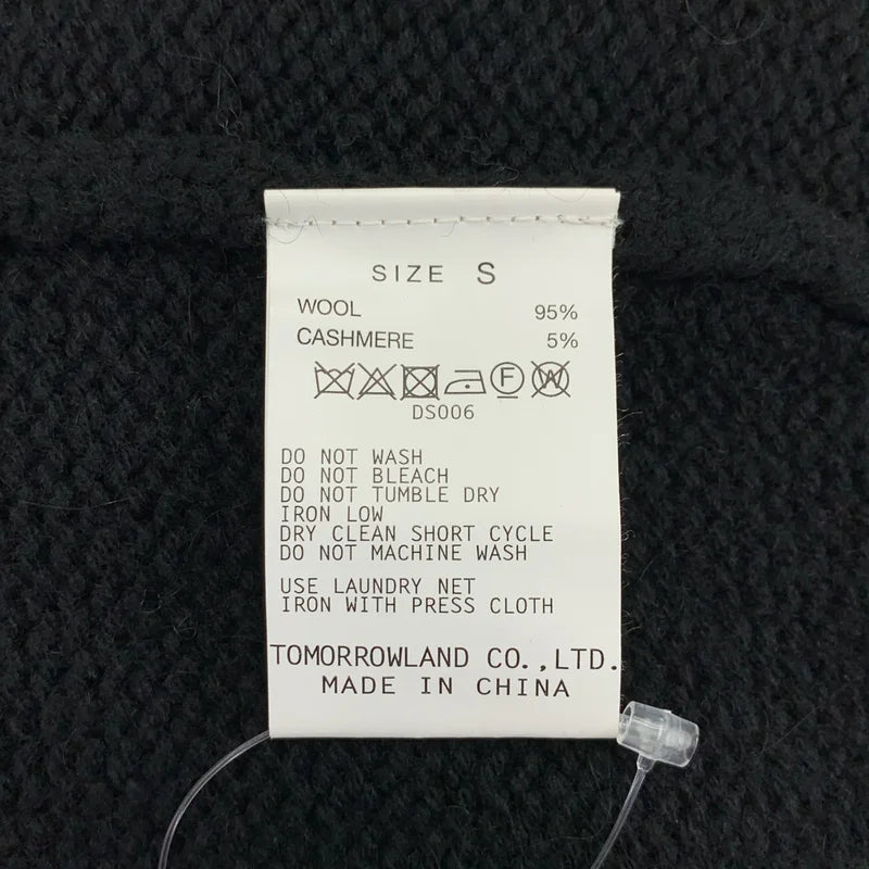 Tomorrowland MACPHEE / Tomorrowland MACPHEE | 羊毛寬鬆剪裁長版針織開襟衫 | S | 女款