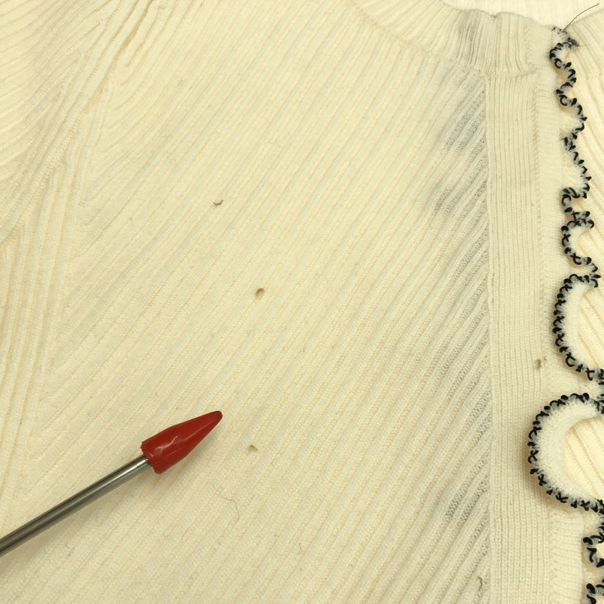 3.1 Phillip Lim |前褶喇叭袖羅紋開襟衫 | XS |象牙 |女性的