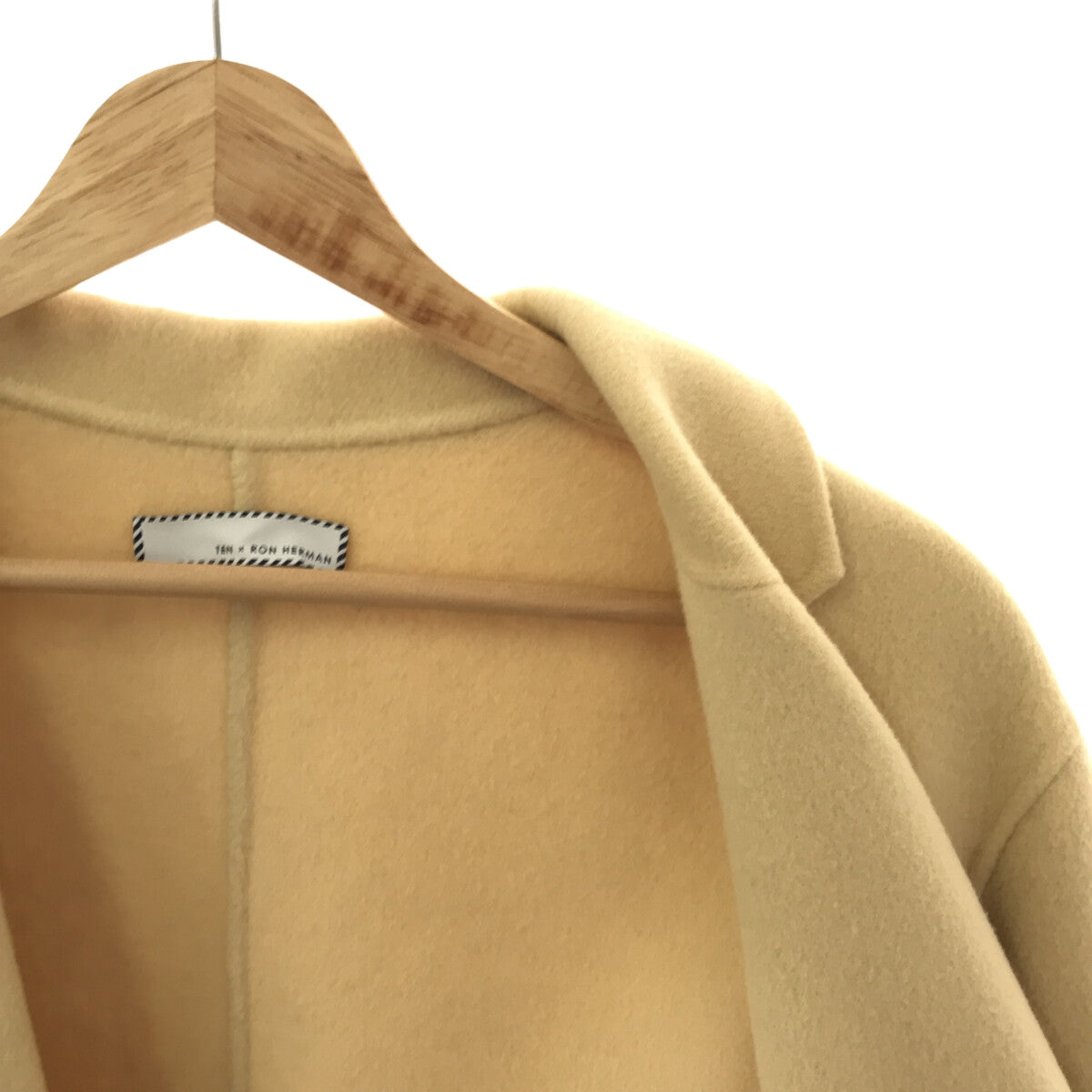 [Good Condition] TEN / Ten | × Ron Herman Wool Chester Coat | XS | Beige | Women's