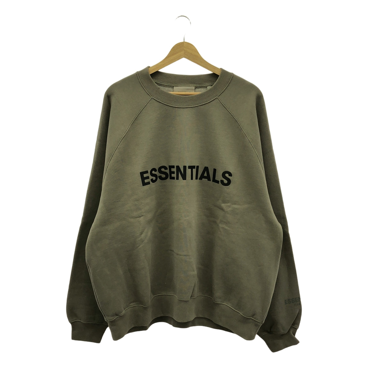 霧氣必備 | 3D SILICON CREWNECK 矽膠標誌圓領運動衫 | M |灰色 |男士