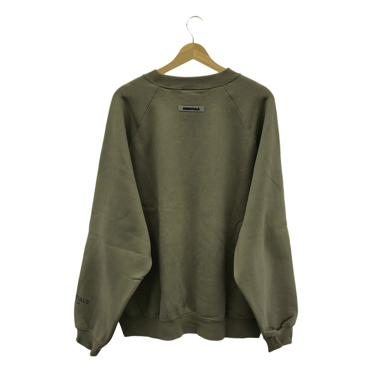 霧氣必備 | 3D SILICON CREWNECK 矽膠標誌圓領運動衫 | M |灰色 |男士