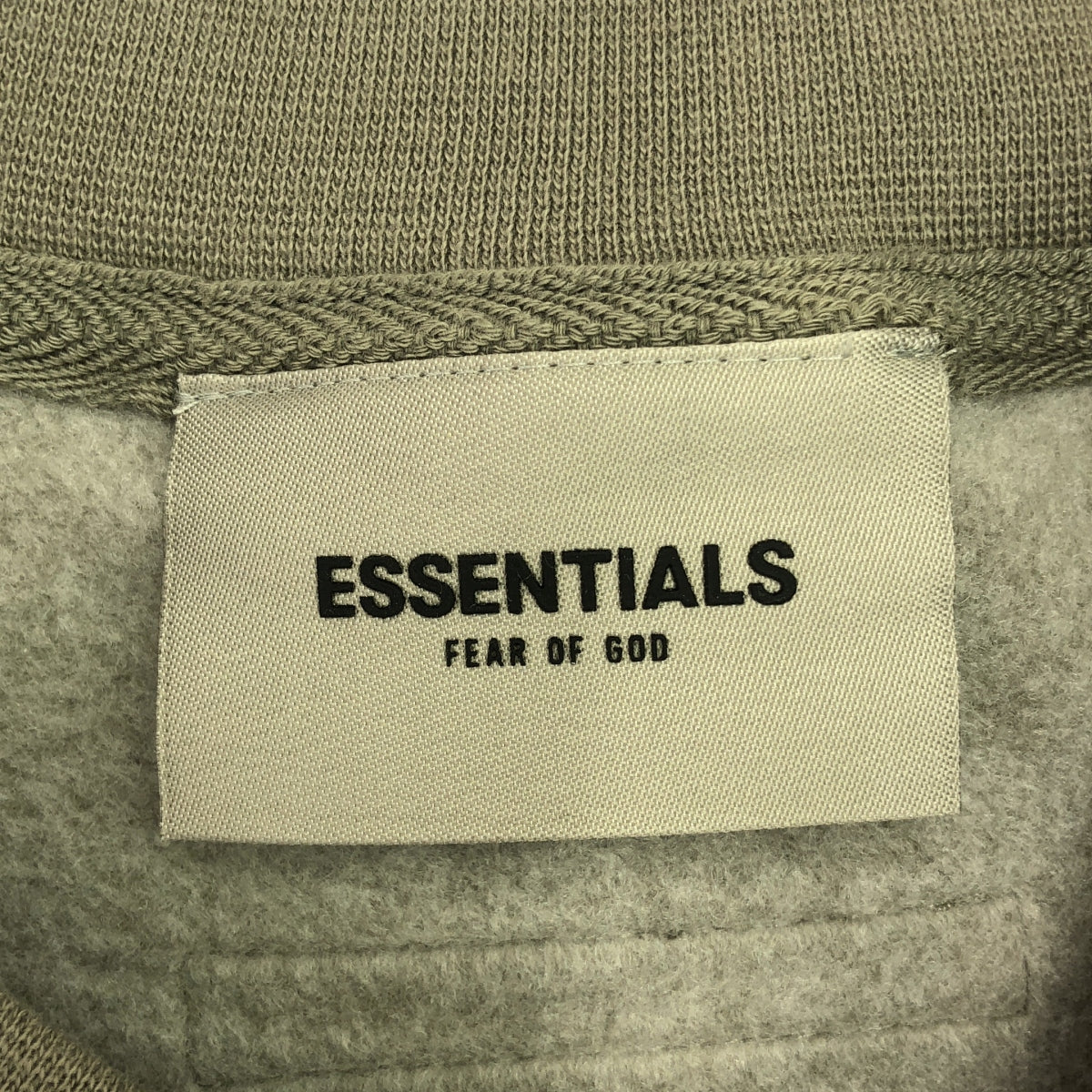 霧氣必備 | 3D SILICON CREWNECK 矽膠標誌圓領運動衫 | M |灰色 |男士