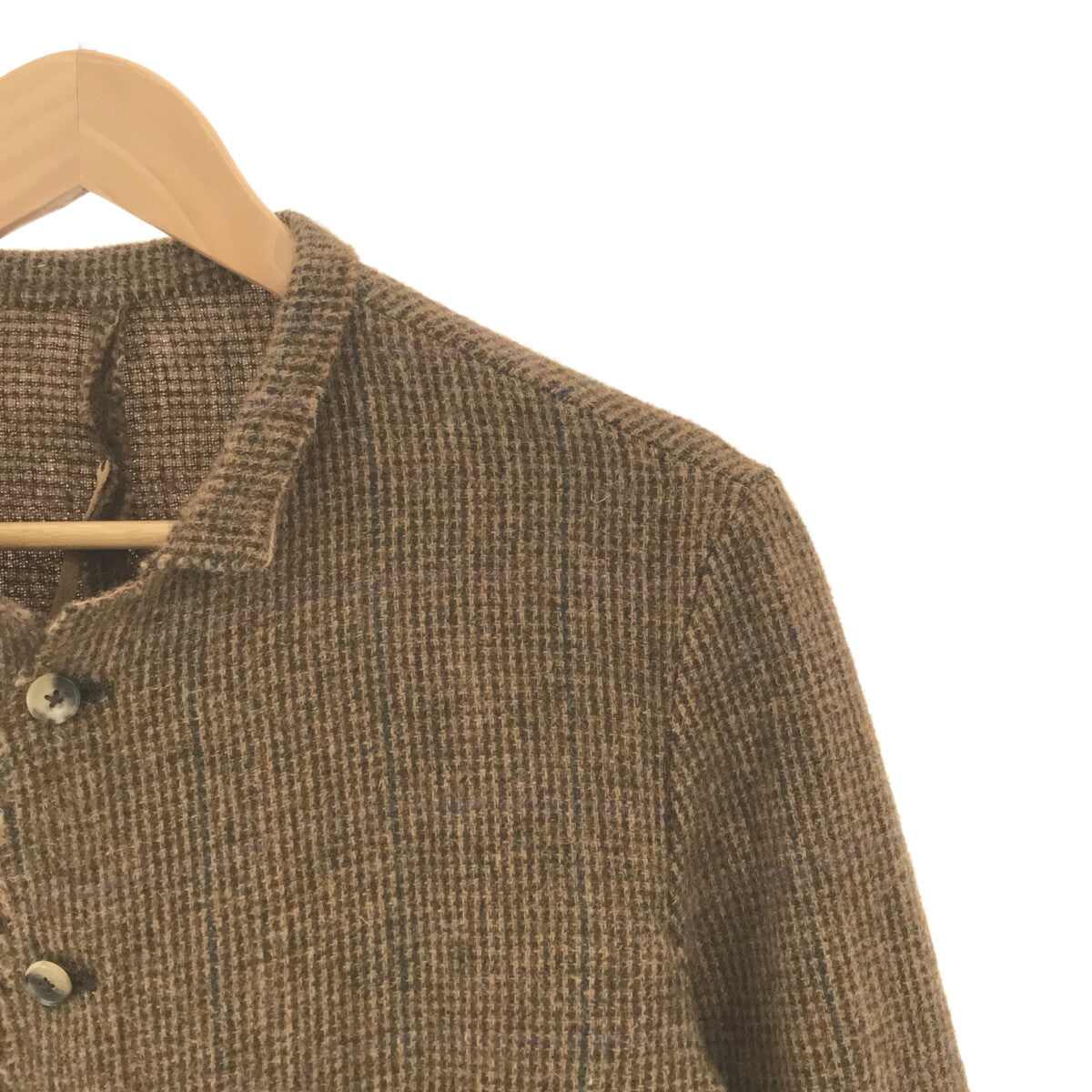 [Good Condition] ISABELLA STEFANELLI | 2019AW | Ted Fox Tweed Jacket | Size 3 | Brown | Men's