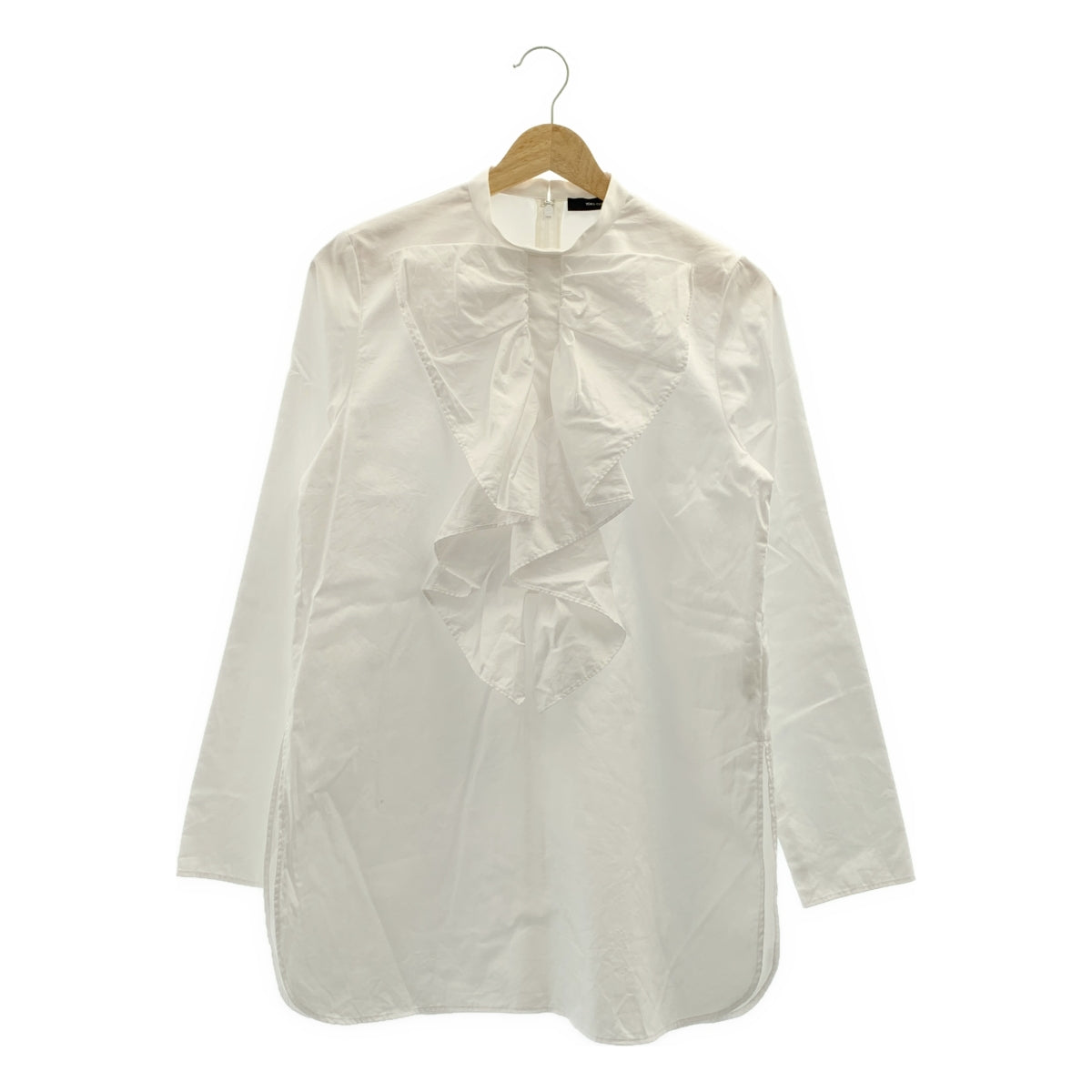 YOKO CHAN / 요코찬 | 볼륨 래플 코튼 셔츠 | F | 여성