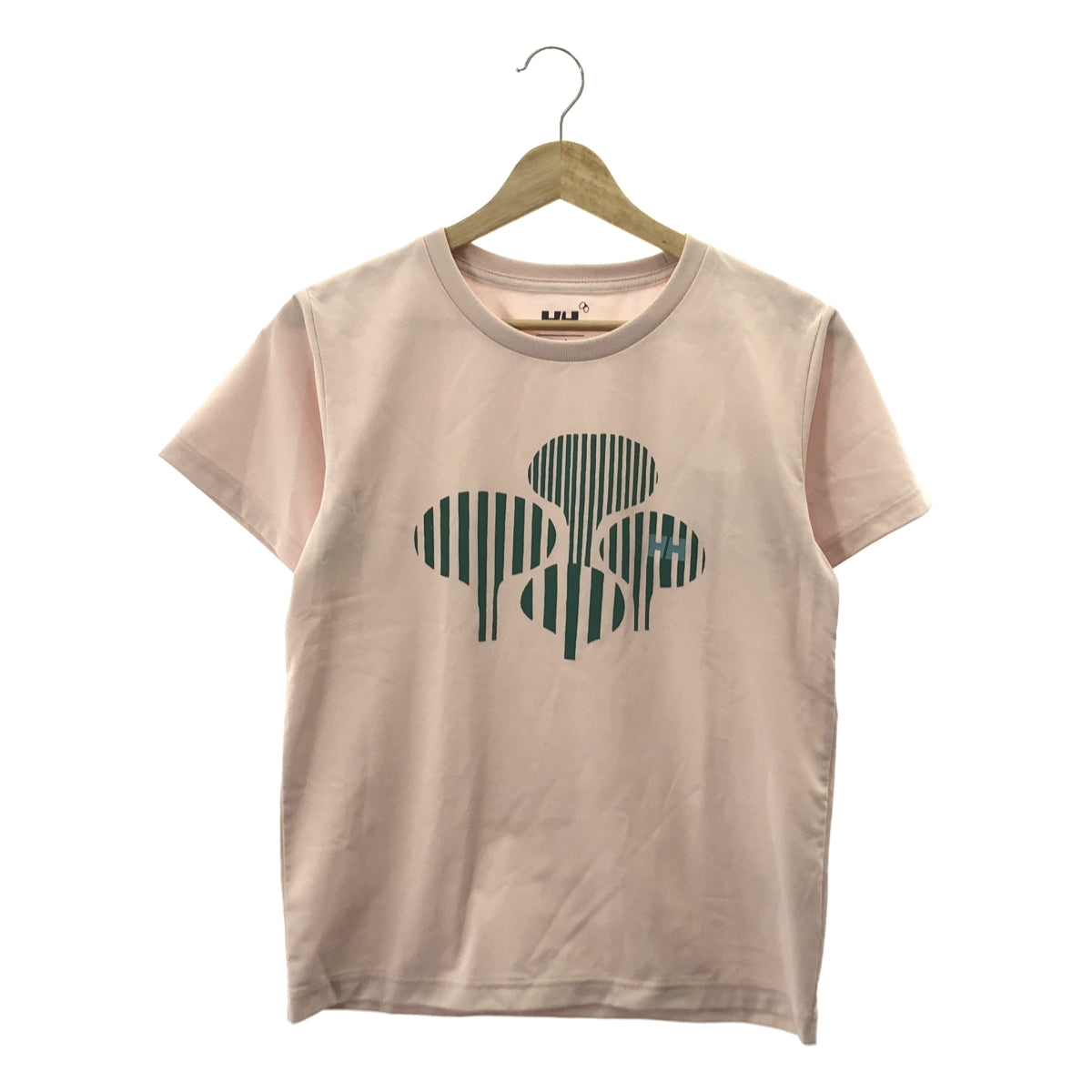 【新品】  mina perhonen / ミナペルホネン | KIDS キッズ ×HELLY HANSEN ヘリーハンセン / グラフィック プリント Tシャツ | 150 | ピンク | レディース