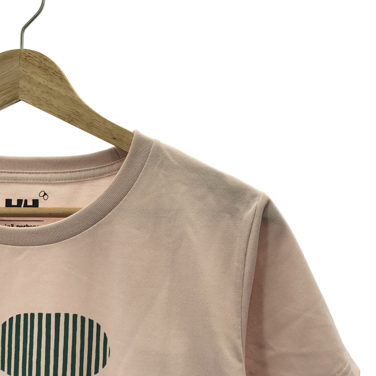 【新品】  mina perhonen / ミナペルホネン | KIDS キッズ ×HELLY HANSEN ヘリーハンセン / グラフィック プリント Tシャツ | 150 | ピンク | レディース