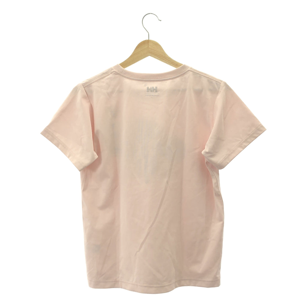 【新品】  mina perhonen / ミナペルホネン | KIDS キッズ ×HELLY HANSEN ヘリーハンセン / グラフィック プリント Tシャツ | 150 | ピンク | レディース