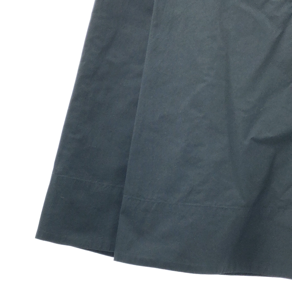 MARGARET HOWELL / マーガレットハウエル | HIGHDENSE COTTON SILK コットン シルク スカート | 1 | ブラック | レディース